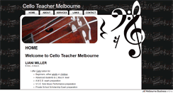 Desktop Screenshot of celloteachermelbourne.com.au